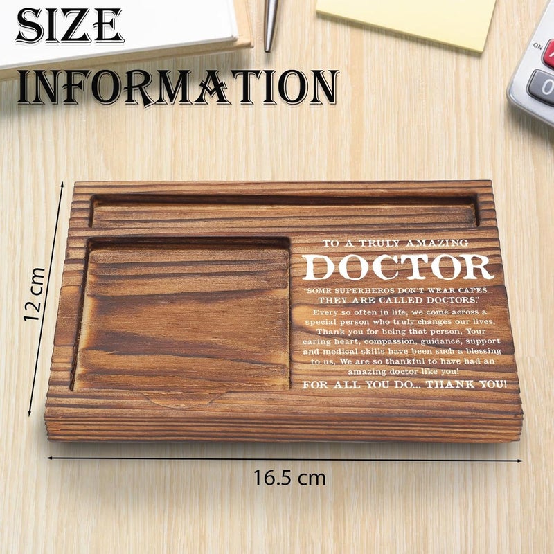 YODOCAMP Thank You Doctor Gift Sticky Note Holder, Doctor Appreciation Future Doctor Assistant Med School Graduation Gift, Doctor's Day Week Gift Thank You for All You do Self-Stick Note Pad Holders TZP45 - Image 4